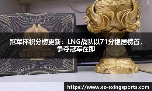 冠军杯积分榜更新：LNG战队以71分稳居榜首，争夺冠军在即